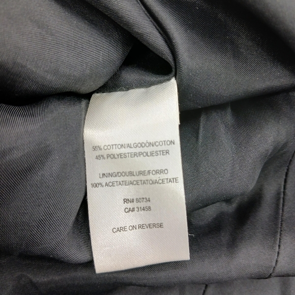 BCBGMAXAZRIA Skirt Paint Splatter Pencil Ruffle Back Womens Size 2 - Picture 7 of 7